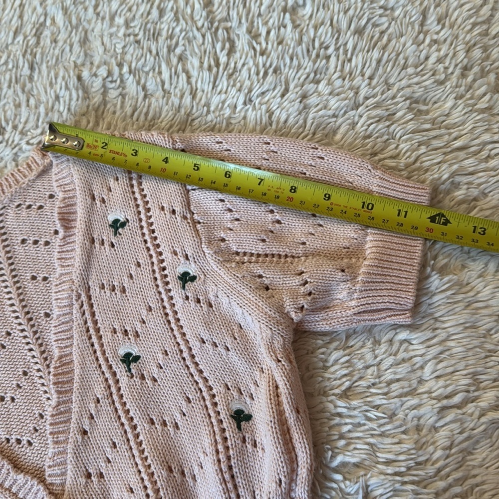 WILD FABLE Pink Cardigan cropped size S - Picture 5 of 12